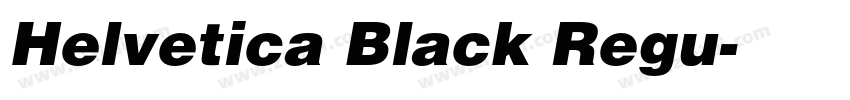 Helvetica Black Regu字体转换 Helvetica Black Regu字体转换